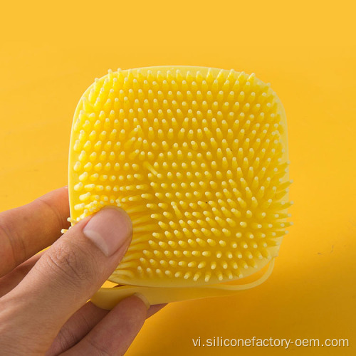 Bàn chải tắm silicon chăm sóc massage chăm sóc mềm mềm